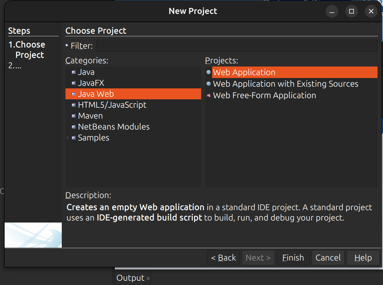 Βήμα 2: Java Web / Web Application